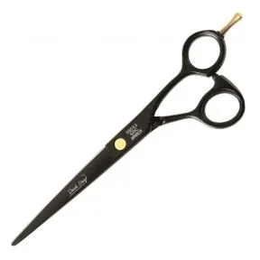 Dark Stag DSO Offset Black and Gold Barber Scissors 7 inch