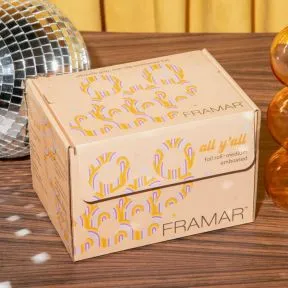 Framar All Y'All Embossed Foil Roll 100m