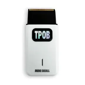TPOB Mini Skull Foil Shaver (White Edition)