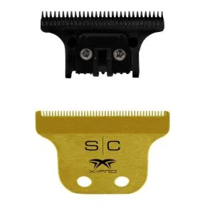 StyleCraft Trimmer Blade Set - Gold X-Pro CLASSIC Blade with THE ONE DLC Deep Tooth Cutter
