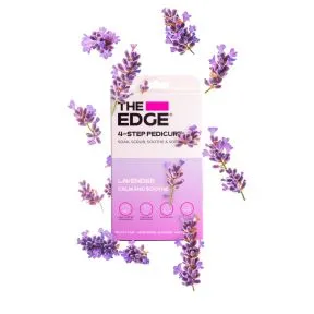 The Edge Lavender Pedicure - 4 Step Pedicure Kit