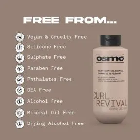 Osmo Curl Revival Reinvigorating Shampoo Curl Enhancing Shampoo 400ml