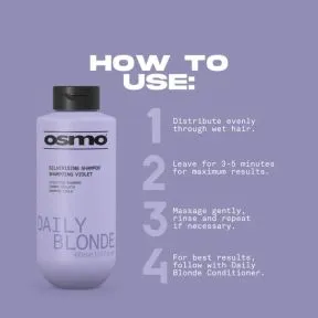OSMO Daily Blonde Anti-Brass Shampoo 400ml