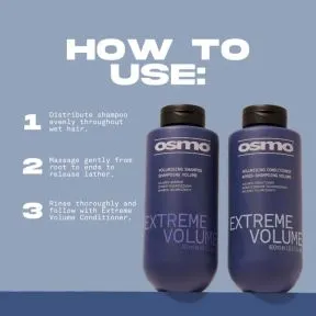 OSMO Extreme Volume Volumising Shampoo 400ml