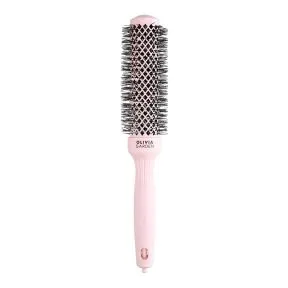 Olivia Garden Expert Blowout Round Hair Brush Speed Pastel Pink 35mm