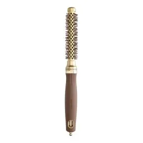 Olivia Garden Expert Blowout Round Hair Brush Shine Gold & Brown 15mm