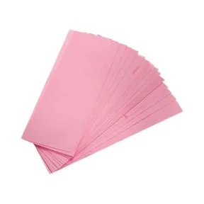 Agenda Paper Wax Strips Pink 100 Pack