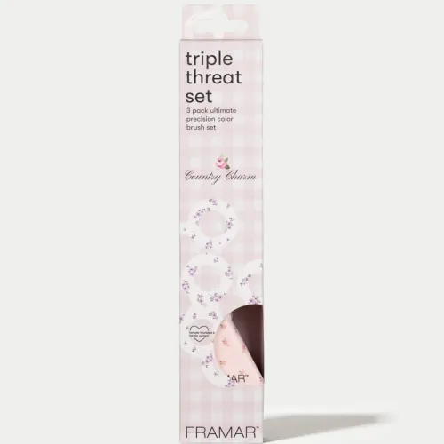 Framar Country Charm Triple Threat Tint Brush Set