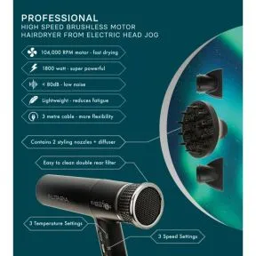 Electric Head Jog Futaria Hairdryer