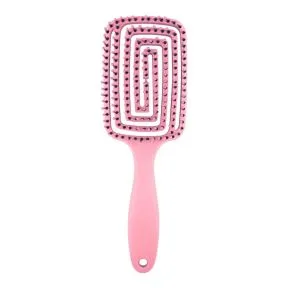 H4IR SOCIETY Wave Vented Detangling Brush - Pink Blossom