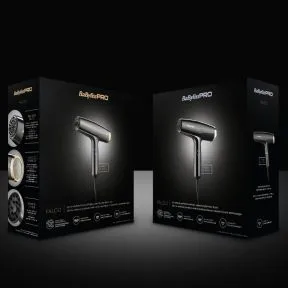 BaByliss PRO FALCO High Speed Dryer - Grey & Gold