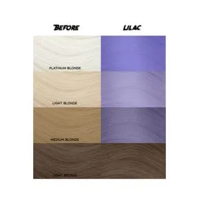 Crazy Color Semi Permanent Hair Colour Cream - Lilac 100ml