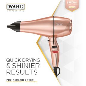 Wahl Pro Keratin Hairdryer Rose Gold