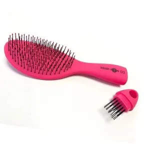 Head Jog 03 Pink Oval Paddle Brush