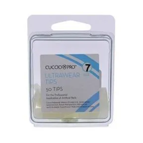 Cuccio Ultrawear Nail Tips Size 10 - Pack of 50