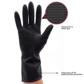 Colortrak Reusable Latex Salon Gloves 20 Pack - Large