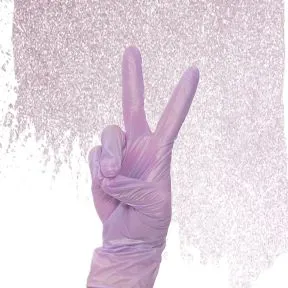 Colortrak Luminous Collection Nitrile Gloves Lilac Frost
