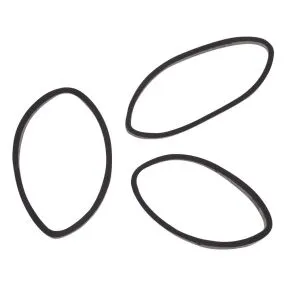 Sibel Black Elastic Hair Bands - Pack of 500 (20mm Diameter)