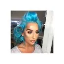 Crazy Color Semi Permanent Hair Colour Cream - Bubblegum Blue 100ml